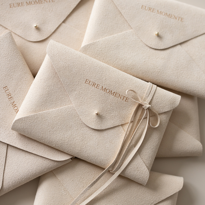 10er Set SMILA Fototasche - BEIGE - personalisiert