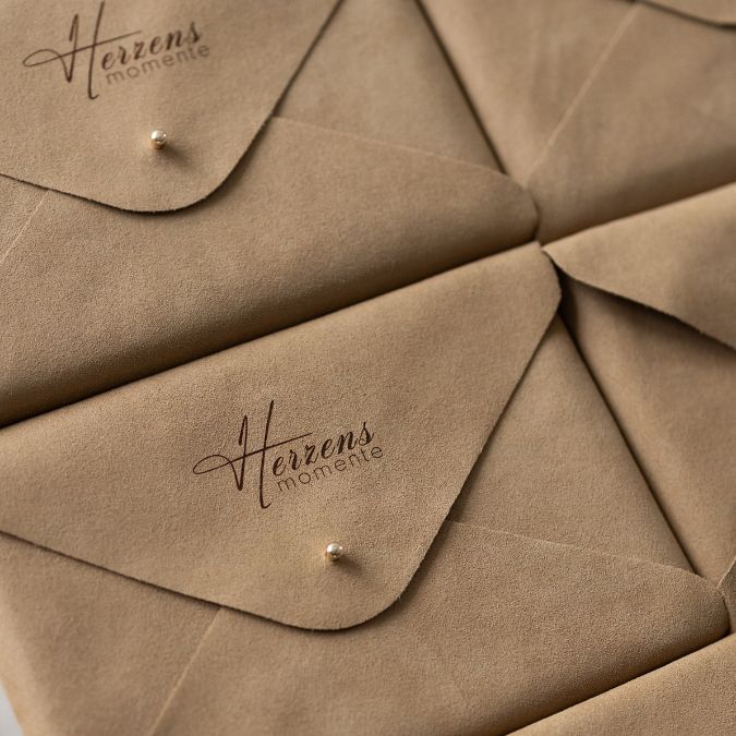 10er Set SMILA Fototasche - CARAMEL - personalisiert
